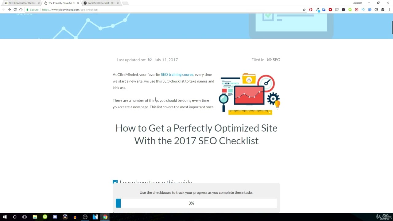 3. Get Ready To Begin Learning Search Engine Optimization Checklist | allseotoolfree.com